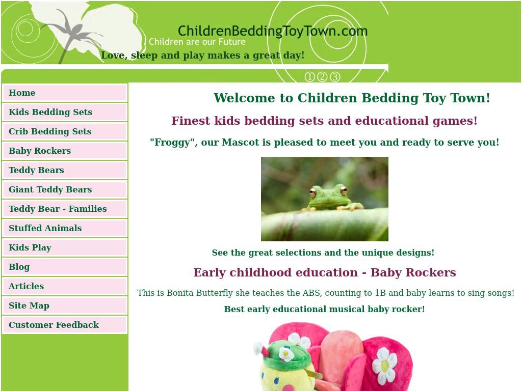 childrenbeddingtoytown.com