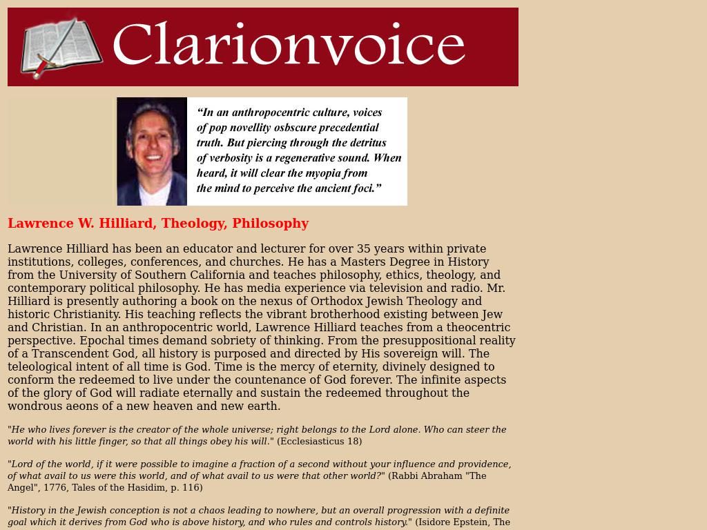 clarionvoice.com