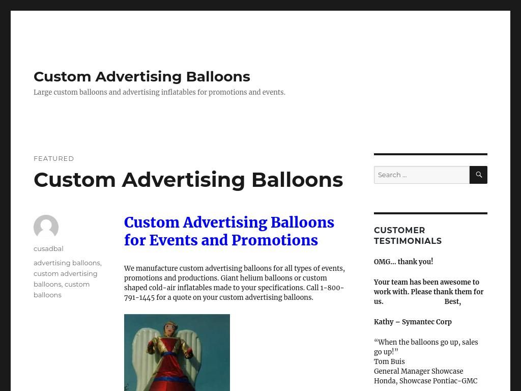 customadvertisingballoons.com