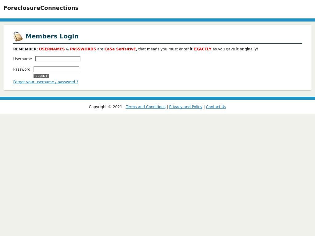 foreclosureconnections.com