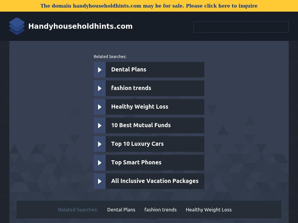 handyhouseholdhints.com