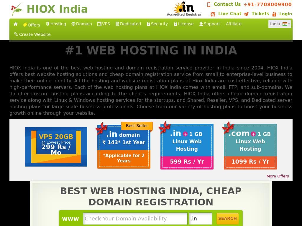 hioxindia.com