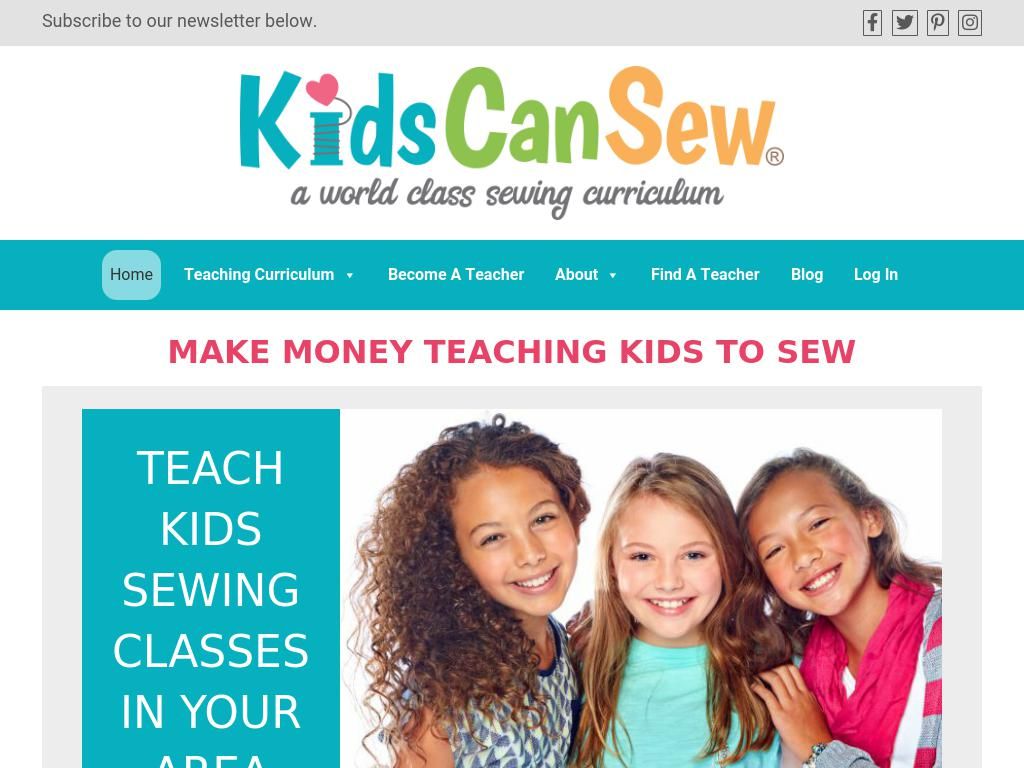 kidscansew.com