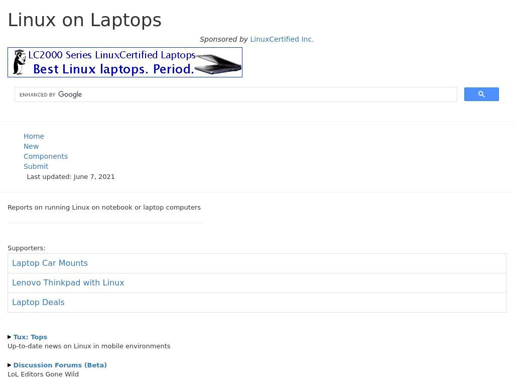 linux-on-laptops.com