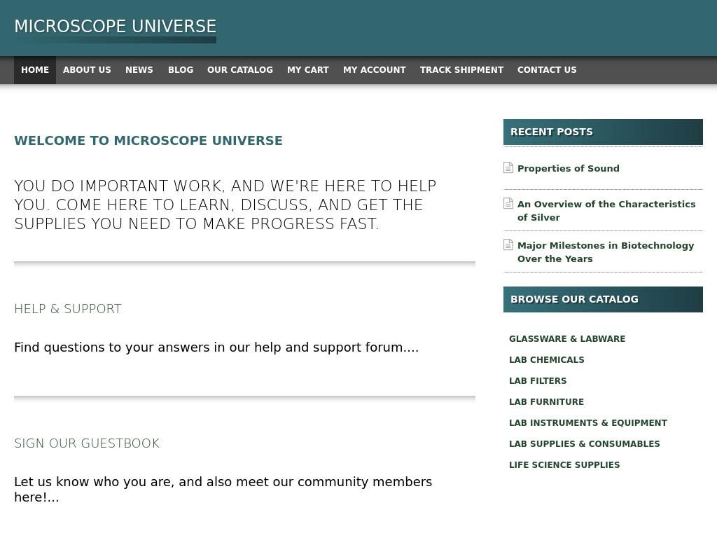 microscopeuniverse.com