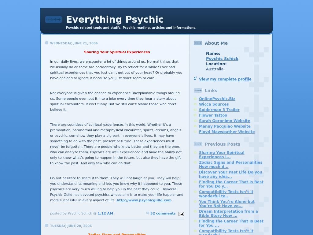 psychicschick.blogspot.com