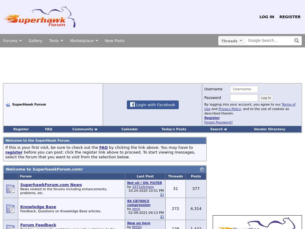 superhawkforum.com