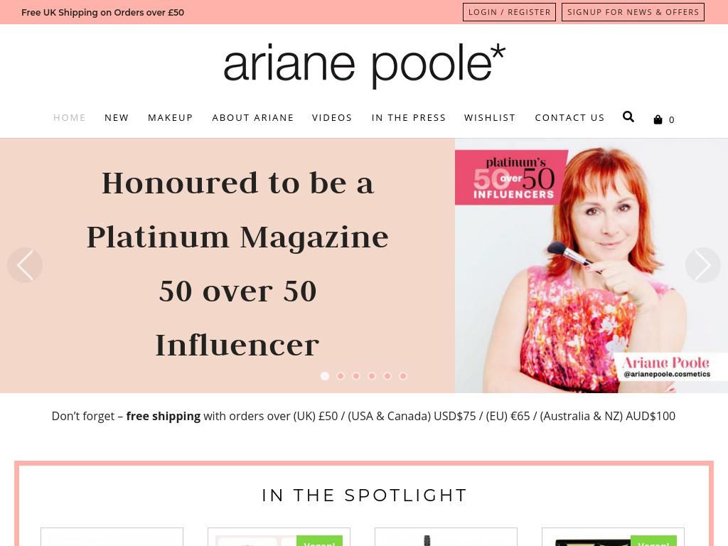 arianepoole.com