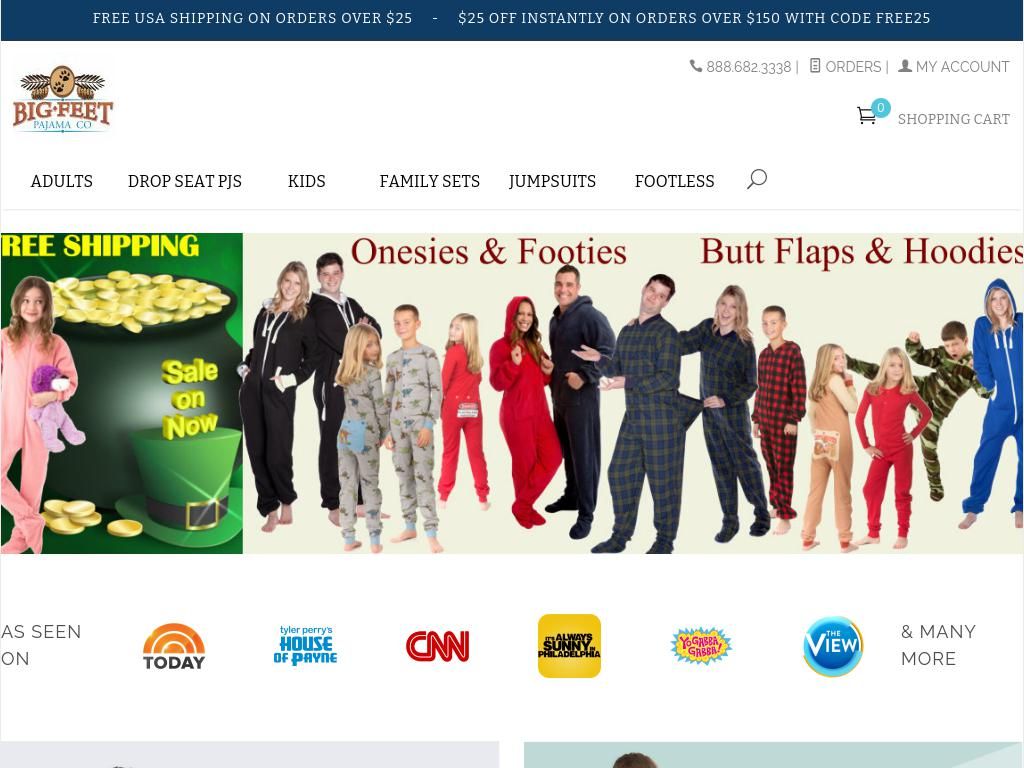 bigfeetpjs.com