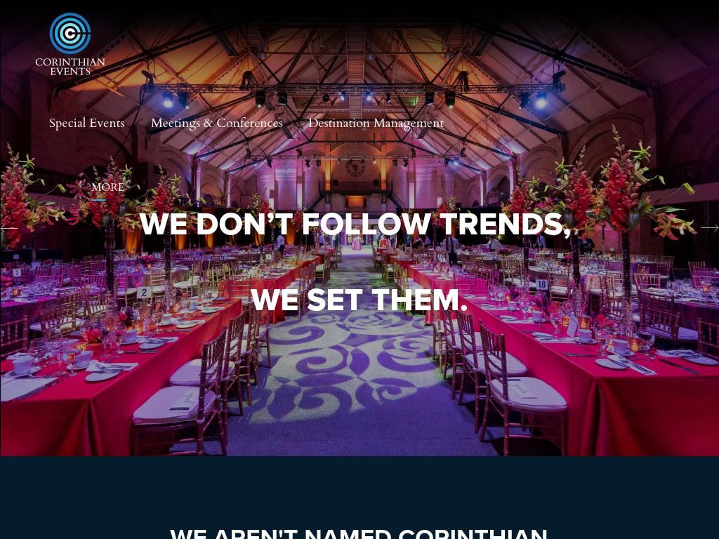 corinthianevents.com