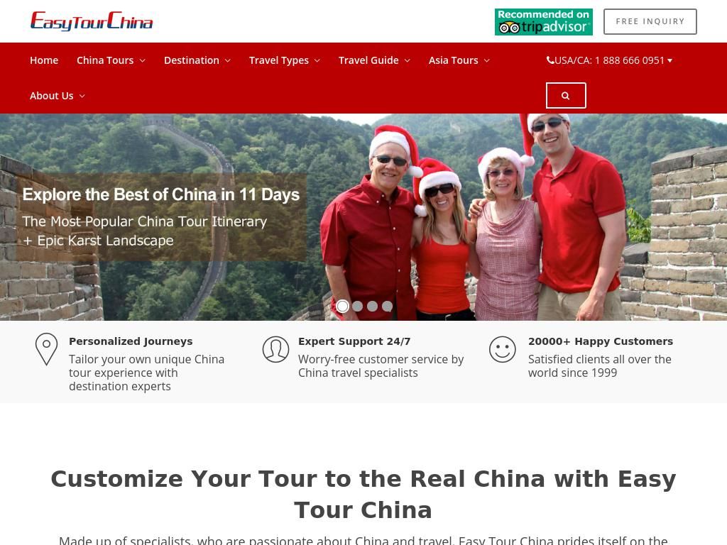 easytourchina.com