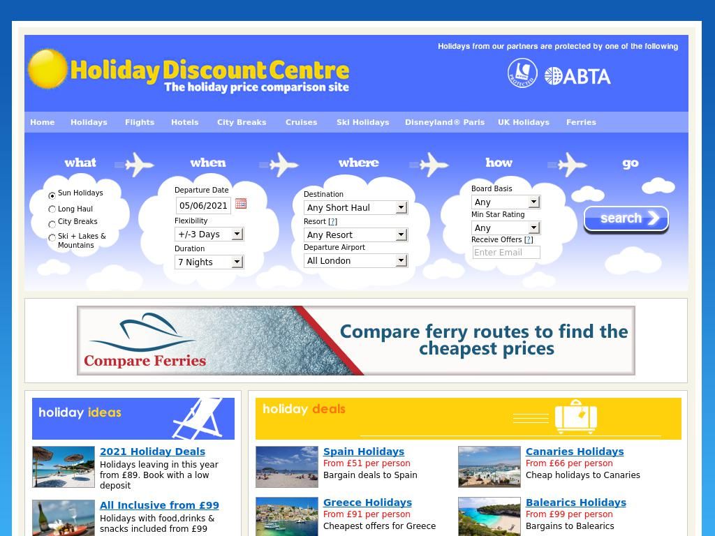 holidaydiscountcentre.co.uk