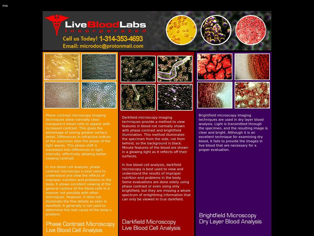 livebloodlabs.com