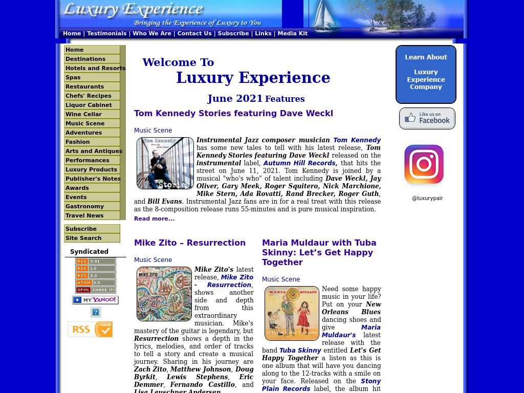 luxuryexperience.com