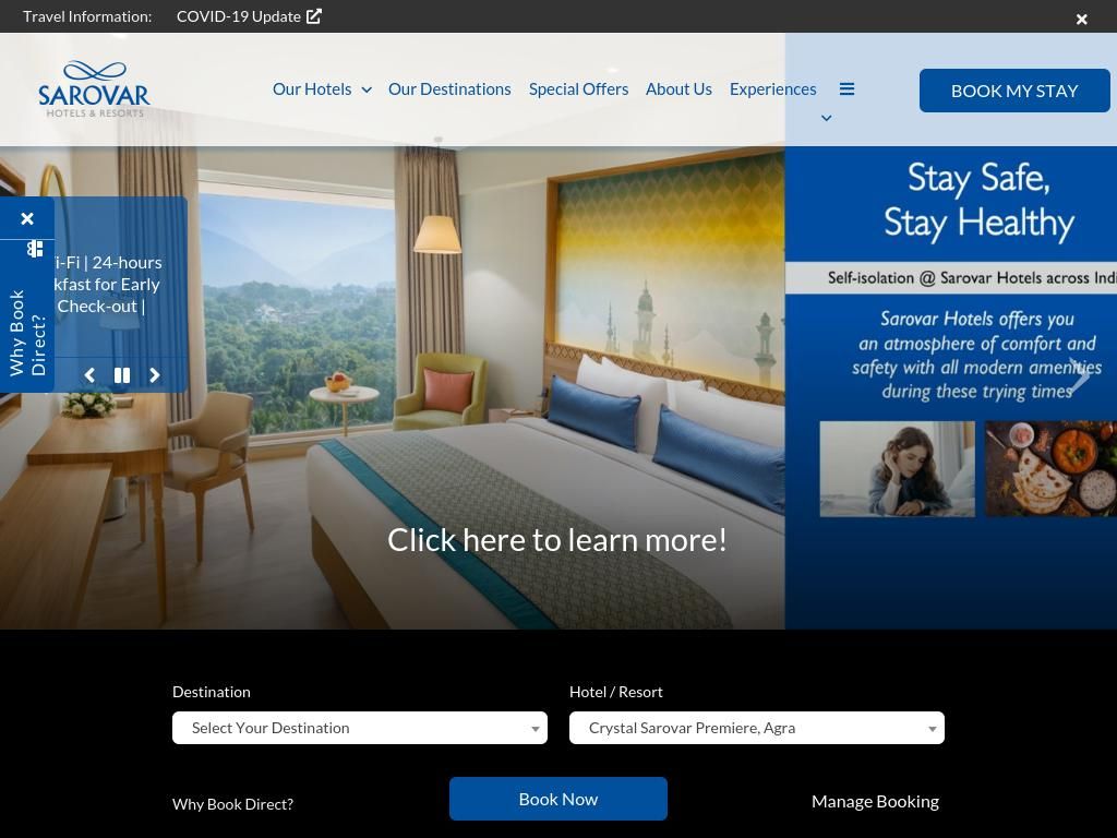 sarovarhotels.com