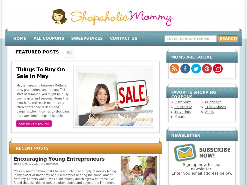 shopaholicmommy.com
